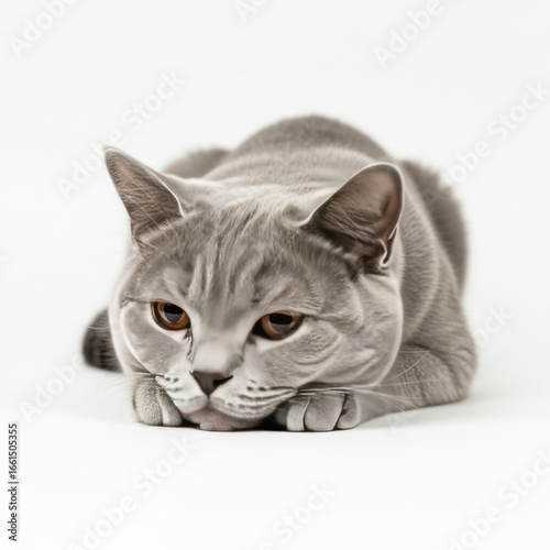 cat on white background