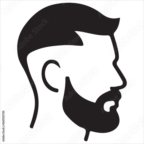 hairstyle designs for men silhouette  vector design,Silhouette hairstyles, vector haircuts, men’s hair trends, side profile views, hairstyle inspiration, haircut design, male grooming styles, 