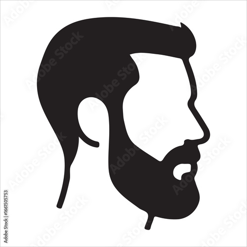 hairstyle designs for men silhouette  vector design,Silhouette hairstyles, vector haircuts, men’s hair trends, side profile views, hairstyle inspiration, haircut design, male grooming styles, 