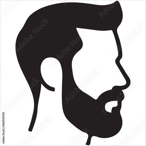 hairstyle designs for men silhouette  vector design,Silhouette hairstyles, vector haircuts, men’s hair trends, side profile views, hairstyle inspiration, haircut design, male grooming styles, 