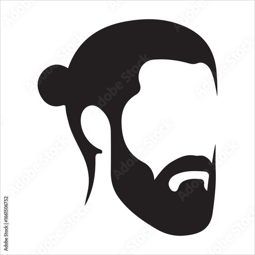 hairstyle designs for men silhouette  vector design,Silhouette hairstyles, vector haircuts, men’s hair trends, side profile views, hairstyle inspiration, haircut design, male grooming styles, 