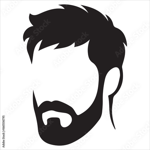 hairstyle designs for men silhouette  vector design,Silhouette hairstyles, vector haircuts, men’s hair trends, side profile views, hairstyle inspiration, haircut design, male grooming styles, 