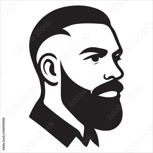 hairstyle designs for men silhouette  vector design,Silhouette hairstyles, vector haircuts, men’s hair trends, side profile views, hairstyle inspiration, haircut design, male grooming styles, 