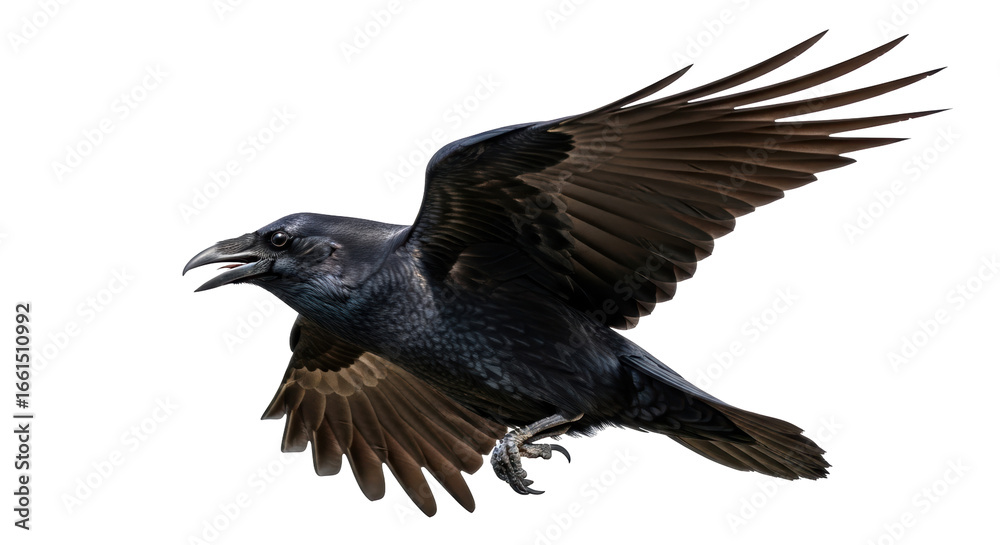Fototapeta premium Isolated Raven