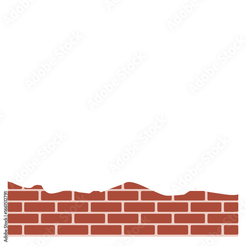 Broken Brick Footer