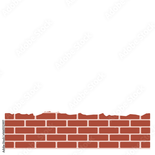 Broken Brick Footer