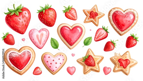 Sweet Treats Strawberries and Cookies