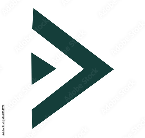 vector arrow head icon on white background