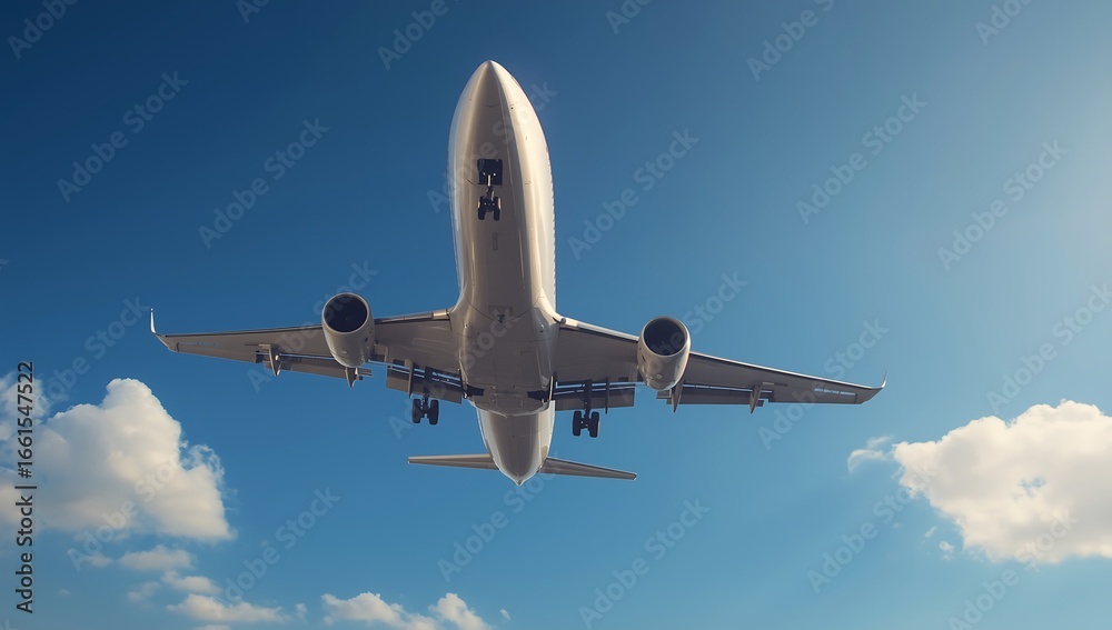 Fototapeta premium plane, plane flying, air travel, by plane