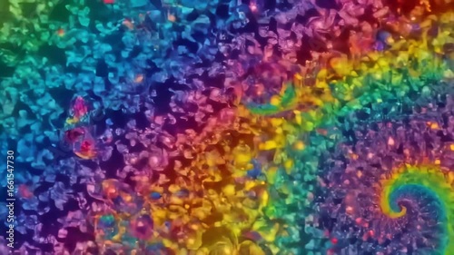 Rainbow Swirls: A Kaleidoscope of Color and Light
