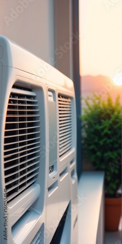 Combination of air conditioning and heat pump in a split HVAC system