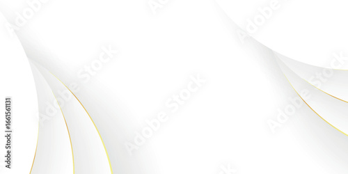 White abstract background with a textured composition of embossed lines and sparkling gold lines. This background design features an elegant and minimalist concept. Vol. 9