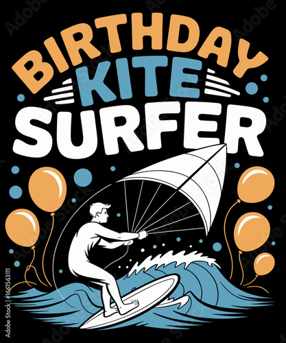 Birthday Kite Surfer Kite Surfing