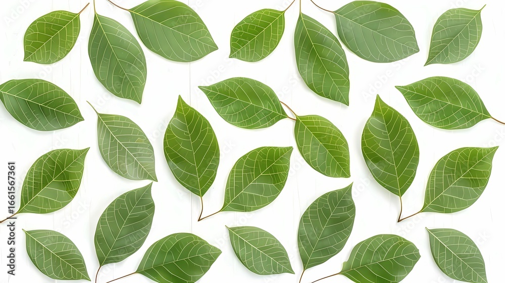 Fototapeta premium green leaves background