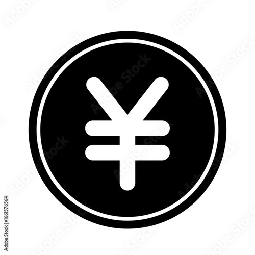 円マークのアイコンイラスト002