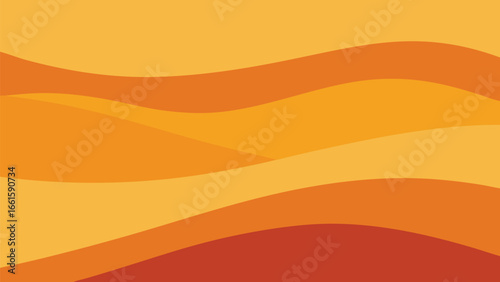 Monochromatic desert dune pattern warm tones swirling abstract vector graphic