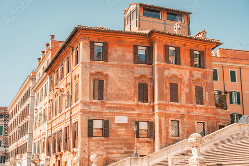 Photography Historic building at Spanish Steps Piazza di Spagna Rome Italy