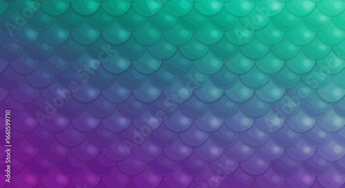 Teal to purple scalelike pattern