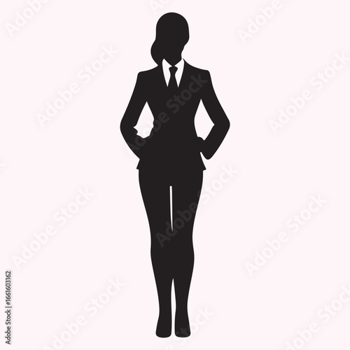 Airline Crew Uniform Silhouette