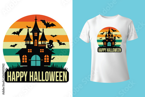 boo boo crew hello ween t-shirt design