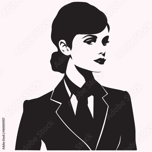 Professional Cabin Crew Silhouette