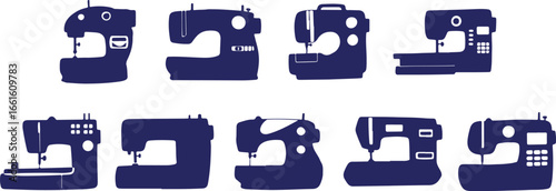 Sewing machine silhouette vector, tailoring tool artwork, sewing equipment sketch, machine embroidery clipart, garment tool silhouette, sewing icon artwork, tailoring design isolated, sewing machine f
