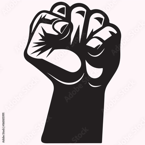 Boxing Fists Silhouette