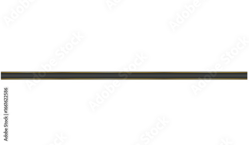 Long Golden Black Ribbon, Elegant Black Friday Banner