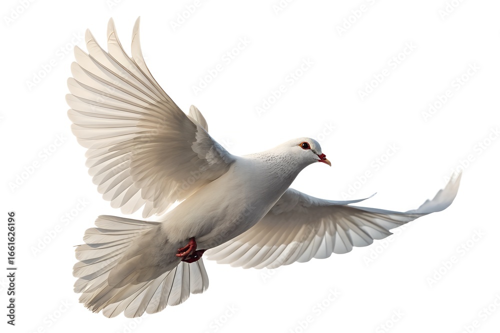 Fototapeta premium dove isolated on white