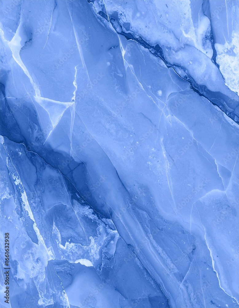 Obraz premium Marble blue texture background, natural stone surface with elegant veins, abstract mineral design, smooth decorative pattern, luxury style for modern interiors, digital wallpapers, artistic prints, br