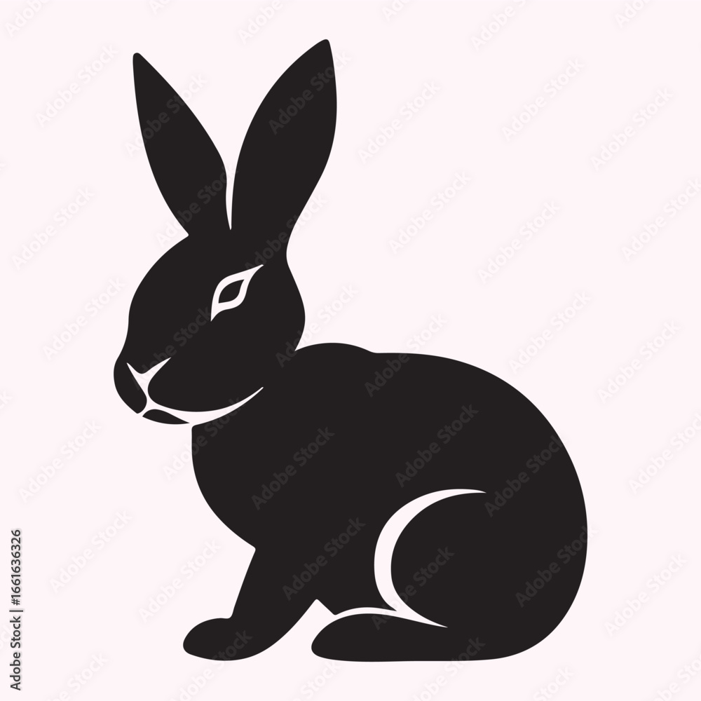 Obraz premium Bunny Silhouette