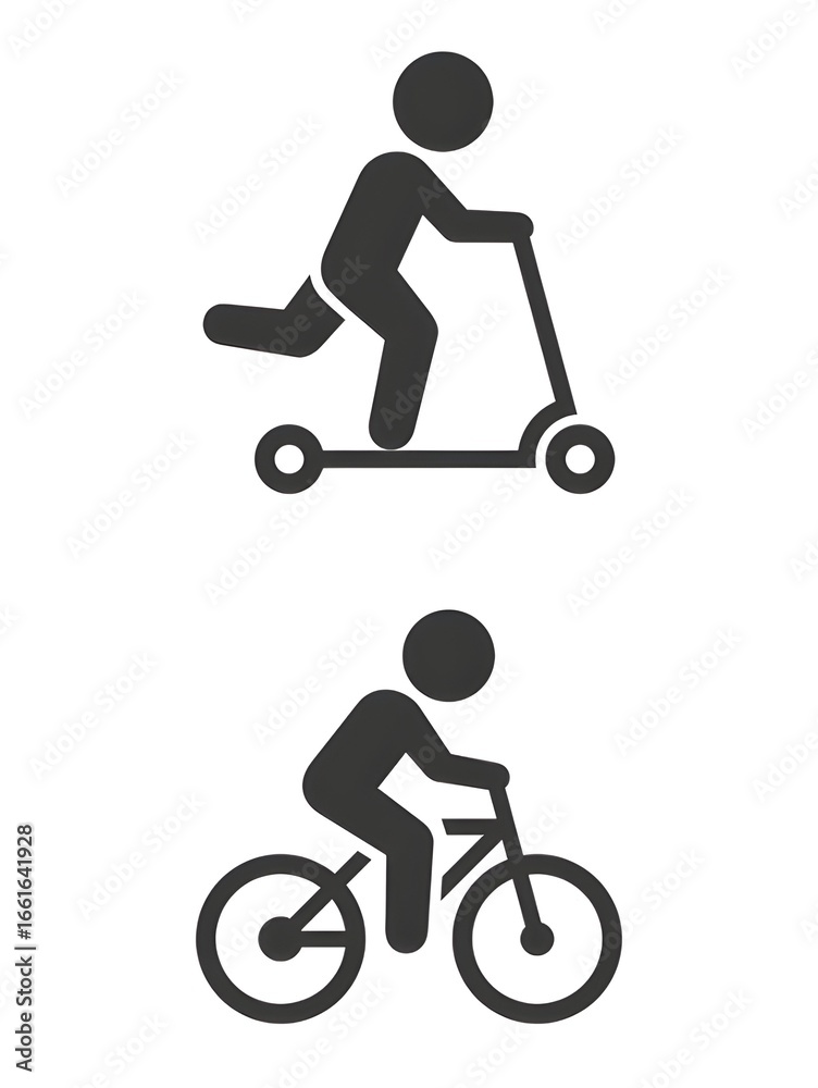 Fototapeta premium man on bike