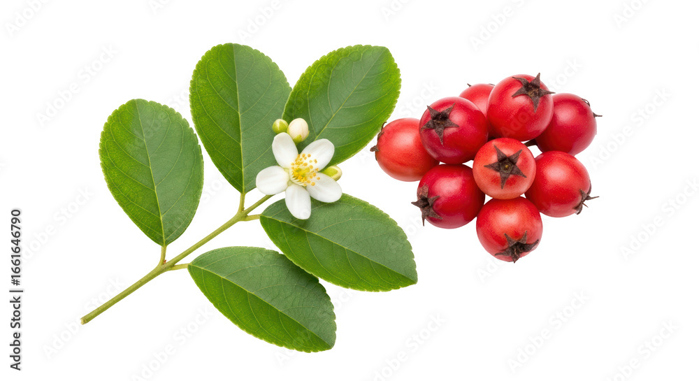 Fototapeta premium Isolated Hawthorn Berries
