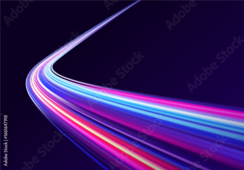 sport, line, race, wave, light, road, speed, neon, track, background, run, energy, curve, futuristic, fast, future, technology, ribbon, data, color, network, street, lines, colorful, night, laser, fla