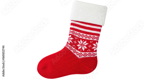 Isolated Christmas Stocking