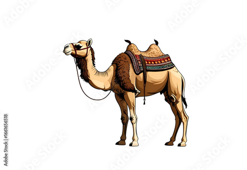 camel on white background