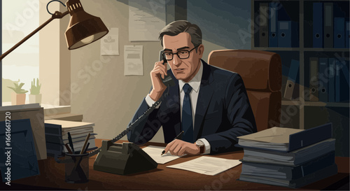 businessman on phone