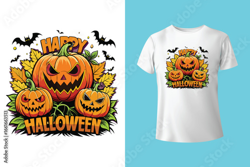 Colorful candy skull design for t shirt mockup