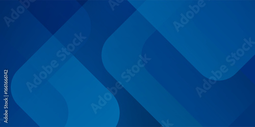 Abstract blue background with glowing geometric lines. Modern blue gradient square shape design. Futuristic technology concept. Suit for brochure, corporate, website, poster, banner, cover modern