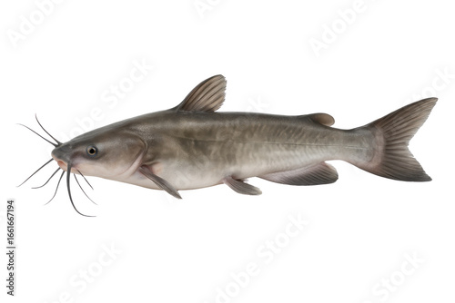 gray catfish isolated on transparent background