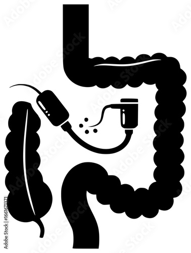 endoscope examining throat and navigating digestive tract intestines stomach lining esophagus liver pancreas
