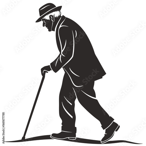 golf player silhouette