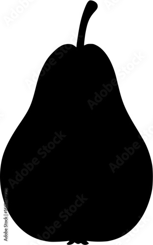 pear isolated on white 
