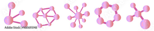 Molecular Structure and Atomic Symbol PNG for STEM, Research, and Learning Design