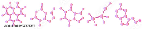 Molecular Structure and Atomic Symbol PNG for STEM, Research, and Learning Design