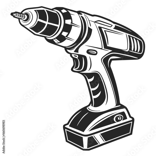 vector illustration of an electric shaver