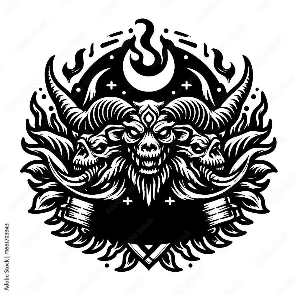 Obraz premium tribal tattoo design