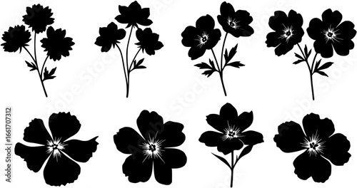 floral background with flowers 