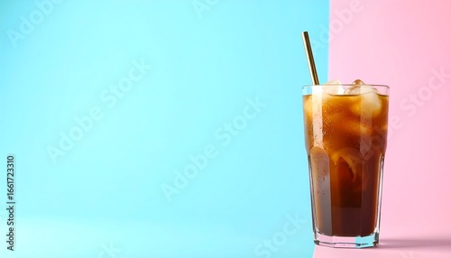 Wallpaper Mural Iced coffee with a straw Torontodigital.ca
