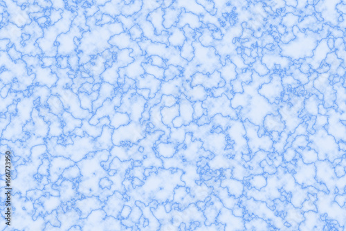 Blue abstract winter background with snowflakes
